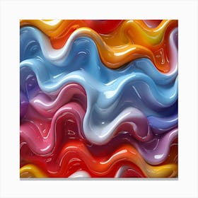 3d Background Canvas Print