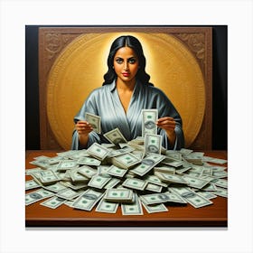 Guru Del Dinero Atraccion Canvas Print