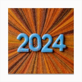 Gift form in the colors of the year 2024 2 Canvas Print