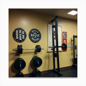 Gym Room Canvas Print