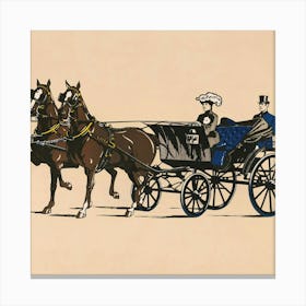 Horse Drawn Carriage 3 Canvas Print