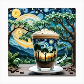 Jungle Coffee Canvas Print
