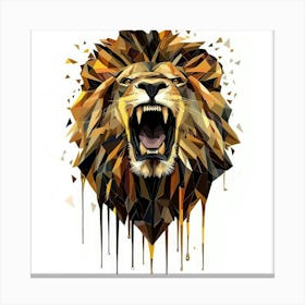 Lion Head 2 Canvas Print