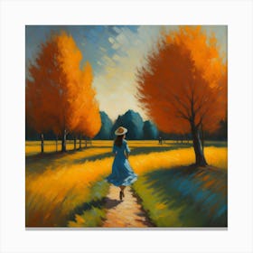 Autumn Walk Canvas Print