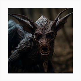 Demon In The Woods 8 Canvas Print