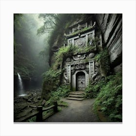 A Hidden, Camouflaged Entrance To The Shenlong Sov Canvas Print