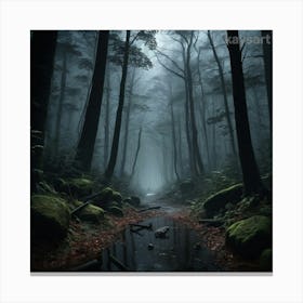 Dark Forest 1 Canvas Print