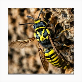 Wasp photo 5 Canvas Print