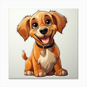 Cute Dog 1 Canvas Print