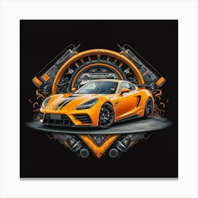 Porsche Cayenne Canvas Print