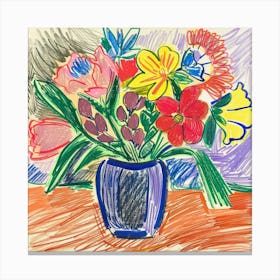 Floral Painting Matisse Style 13 Canvas Print