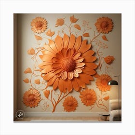 Flower Wall Art Canvas Print