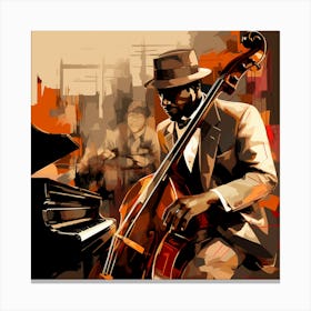 Jazz Musician 53 Canvas Print