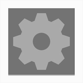 Gear Symbol Canvas Print