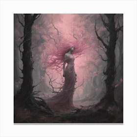 485481 Dryad In The Woods Canvas Print