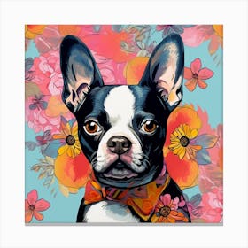 Boston Terrier Canvas Print