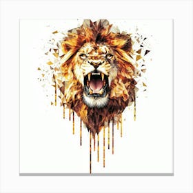 Lion Head Canvas Print