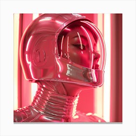 Futuristic Woman In Futuristic Suit Canvas Print