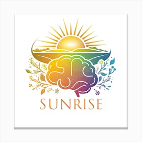 Sunrise Logo Canvas Print