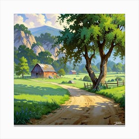 Country Road 16 Canvas Print