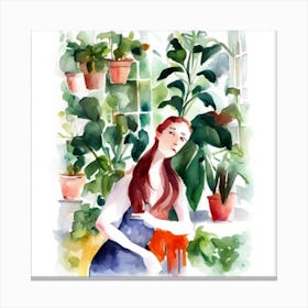 Watercolor Illustration Canvas Print