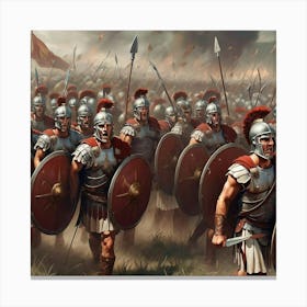 Spartan Army 1 Canvas Print