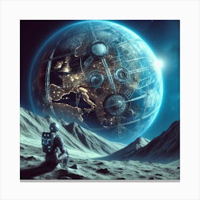 Space Wallpaper Canvas Print