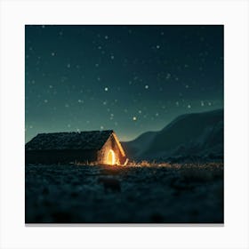 Nativity Scene Canvas Print