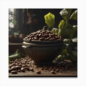 Coffee Beans 395 Canvas Print