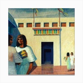 Egyptian Temple 23 Canvas Print