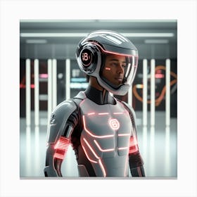 Futuristic Man 142 Canvas Print