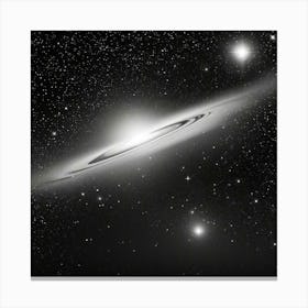 Galaxy In The Night Sky 2 Canvas Print