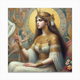 Egyptian Queen81 Canvas Print