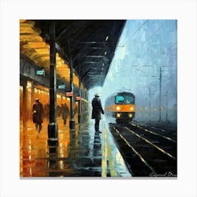 Train Station 1 Canvas Print