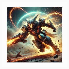 Core Guardian Gravity Charge Canvas Print