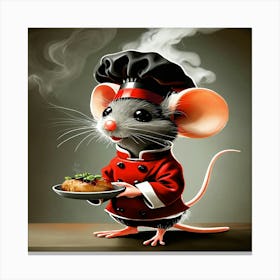 Chef Mouse 3 Canvas Print