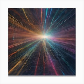 Abstract Space Background 21 Canvas Print