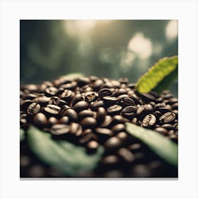 Coffee Beans 70 Canvas Print