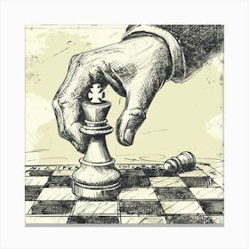 Chess Piece 1 Canvas Print