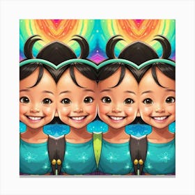 The Magnetic Smiles Canvas Print