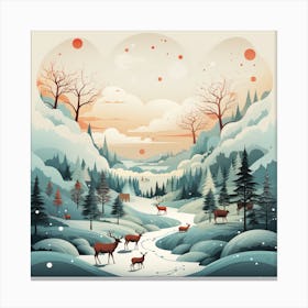 Christmas Lovely Paradise 7 Canvas Print