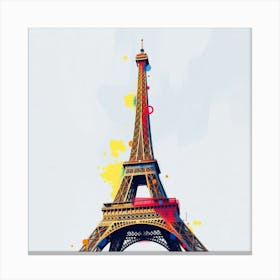 Paris Eiffel Tower 6 Canvas Print