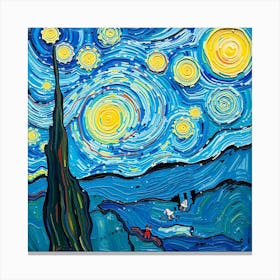 Starry Night 9 Canvas Print