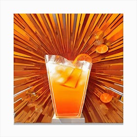 Orange Tequila Aperol spritz Canvas Print