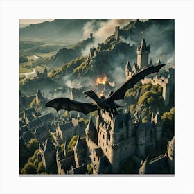 dragons Canvas Print