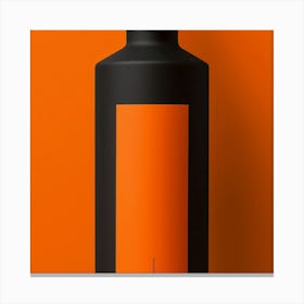 Water Bottle Mockup Canvas Print