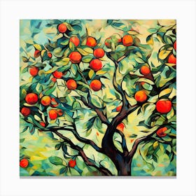 Orange Tree Canvas Print