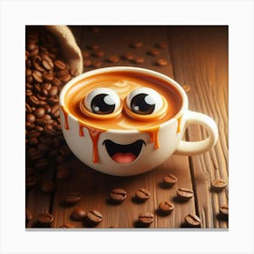 A cup of coffee 7 Canvas Print