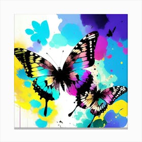 Colorful Butterflies 150 Canvas Print