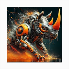 Rhino Canvas Print